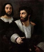 RAFFAELLO Sanzio, Together with a friend of a self-portrait